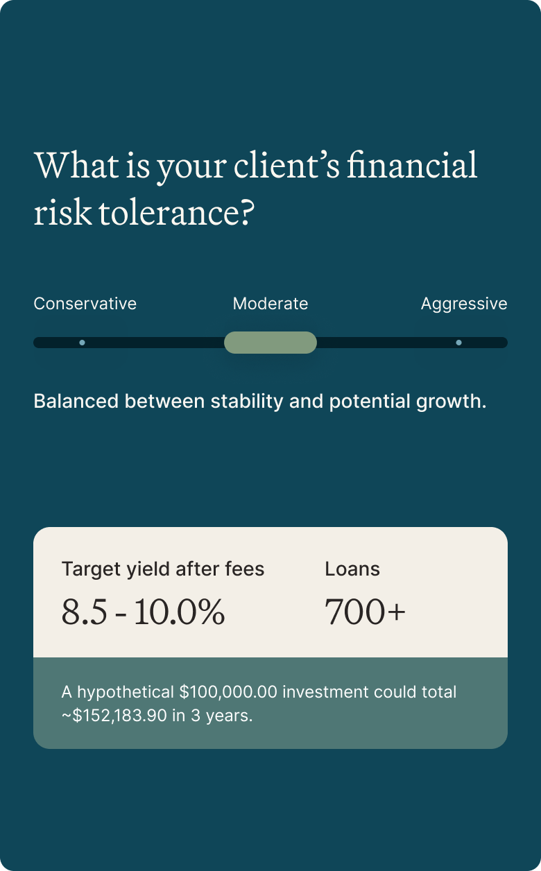 Screenshot of the Heron Finance app on mobile