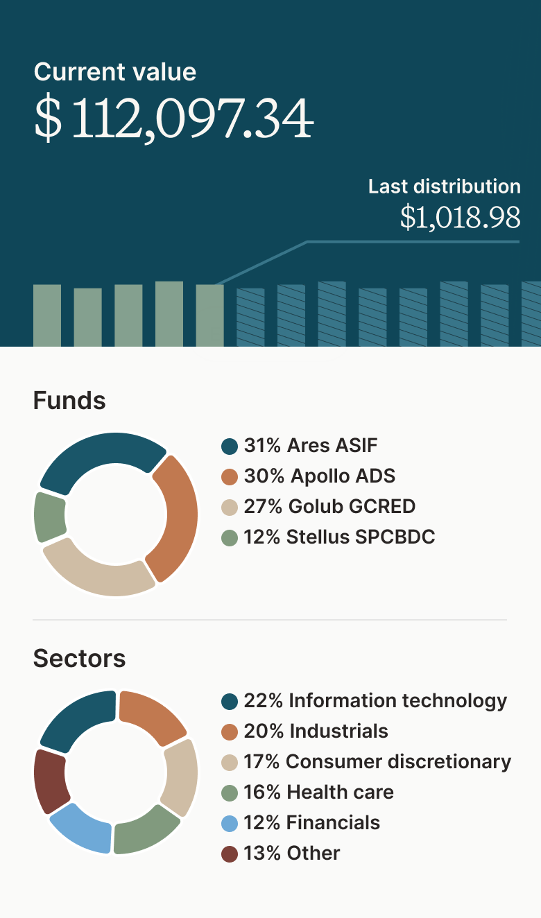 Screenshot of the Heron Finance app on mobile