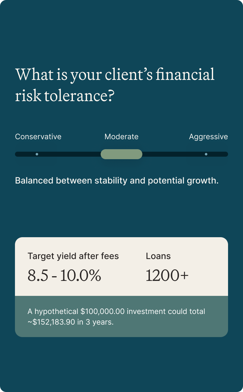 Screenshot of the Heron Finance app on mobile